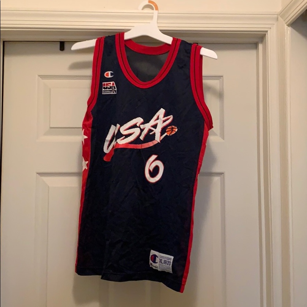 Vintage Penny Hardaway USA Basketball Jersey